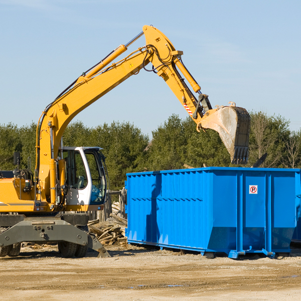 what happens if the residential dumpster is damaged or stolen during rental in Marion County